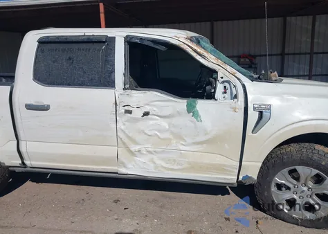 2022 Ford F-150 Platinum from USA, damaged, VIN 1FTFW1E52NFB57648